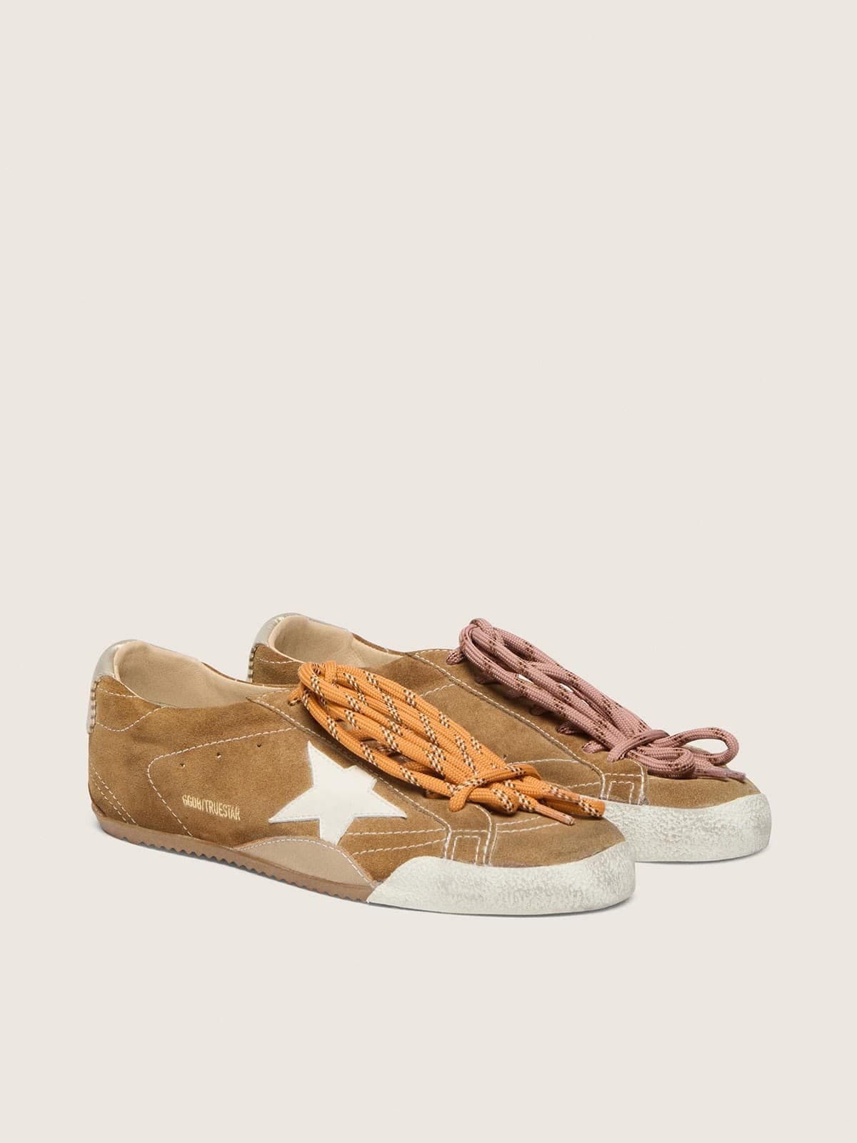 Women’s Ball Star Brown Suede with Silver Glitter Star — фото 1