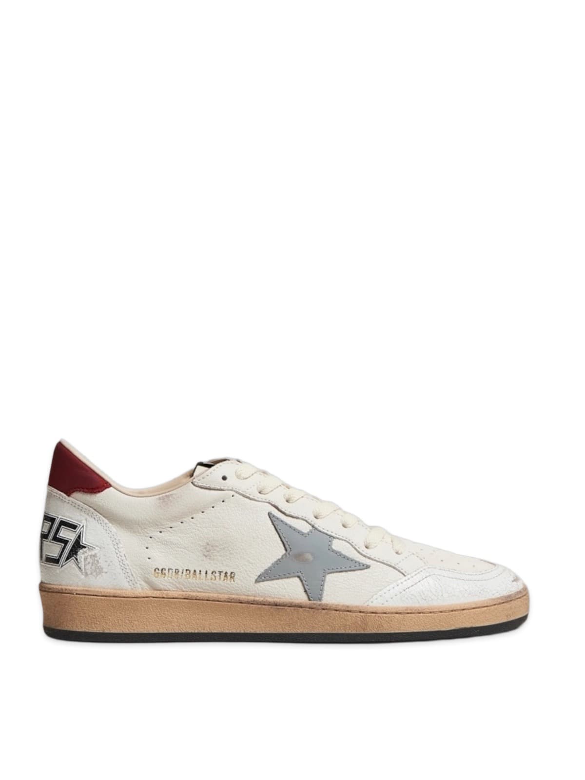 Men's Ball Star with grey leather star and red leather heel tab