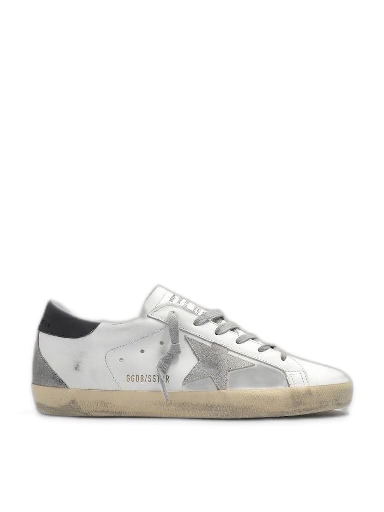 Women's Super Star with grey heel tab and metal stud lettering — фото 1