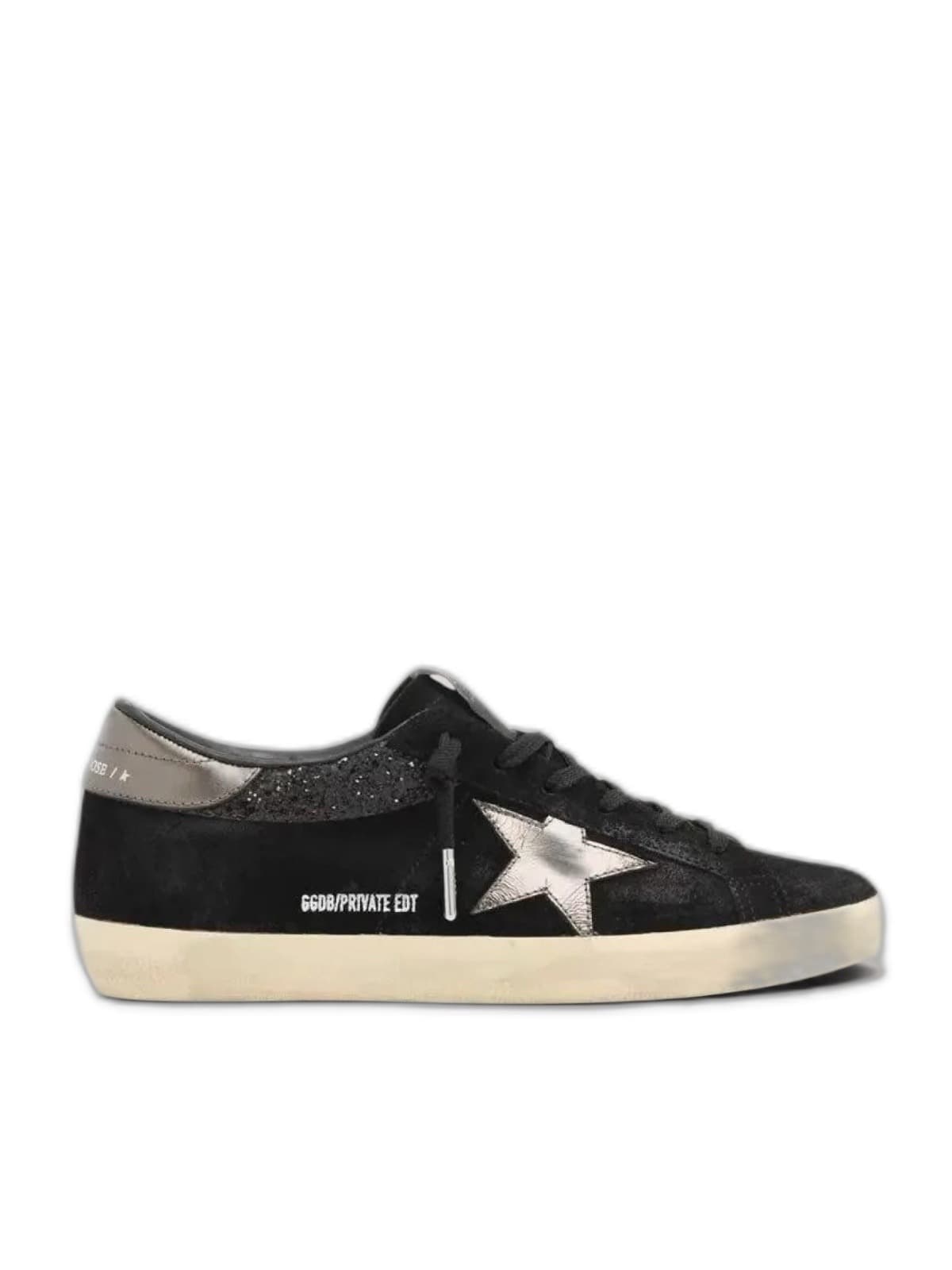 Women’s Super-Star Black Suede Golden Star — фото 1