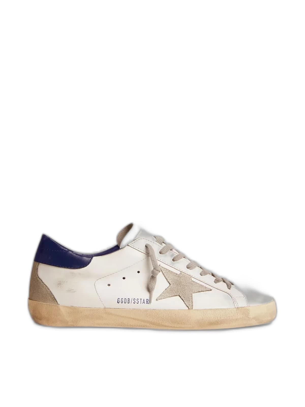 Women's Super-Star with suede star and blue heel tab — фото 1