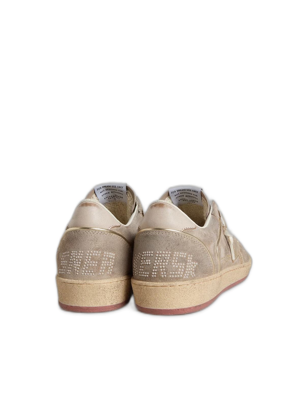 Women's Ball Star in beige suede with gold metallic leather star and bead lettering 3 Women's Ball Star in beige suede with gold metallic leather star and bead lettering — изображение 3