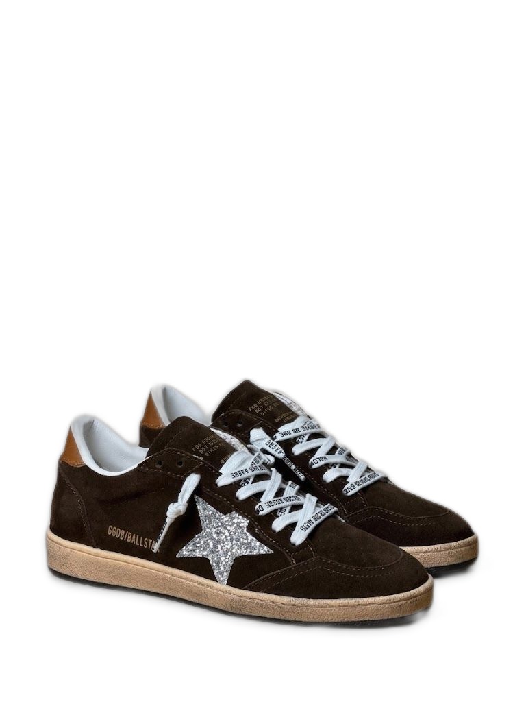 Women’s Ball Star Brown Suede with Silver Glitter Star 2 Women’s Ball Star Brown Suede with Silver Glitter Star — изображение 2