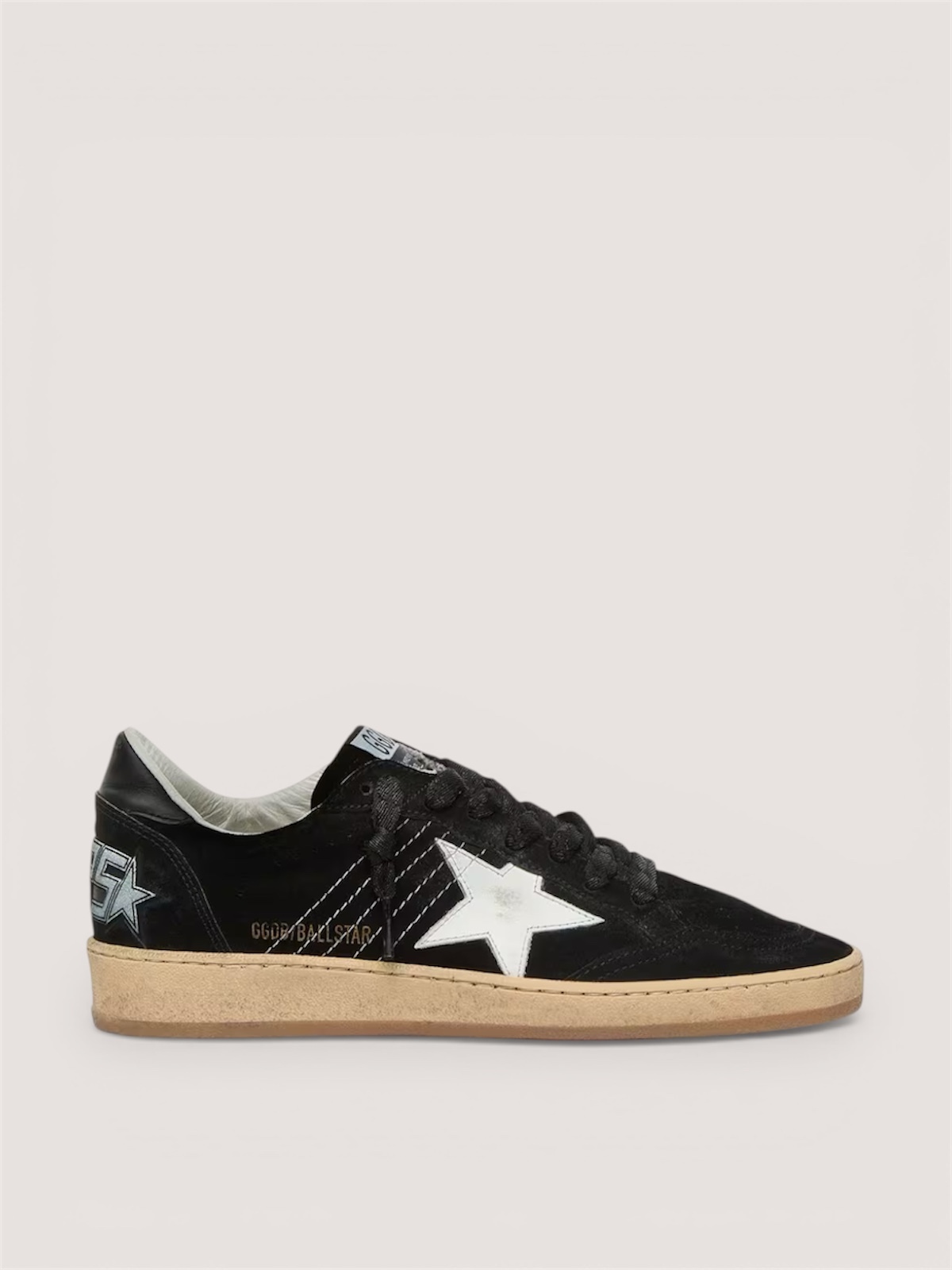 Women’s Ball Star in black suede with white leather star — изображение 2