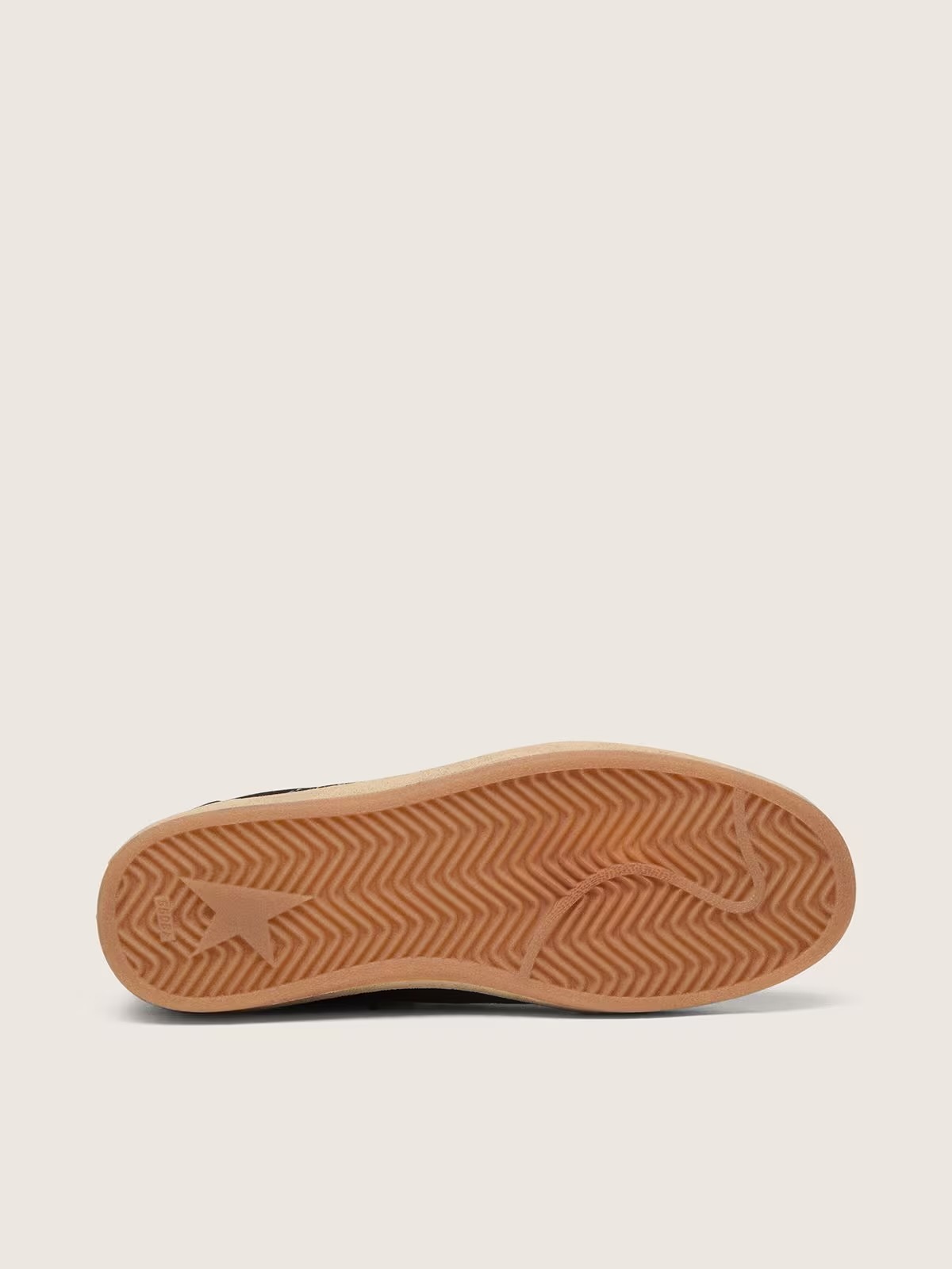 Women’s Ball Star in black suede with white leather star