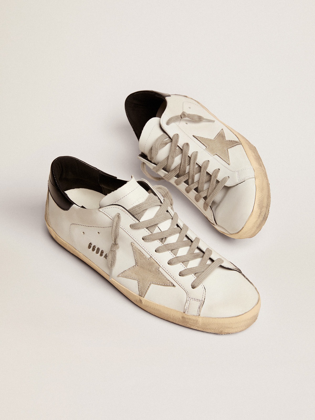 Men's Super Star with black heel tab and metal stud lettering — изображение 3