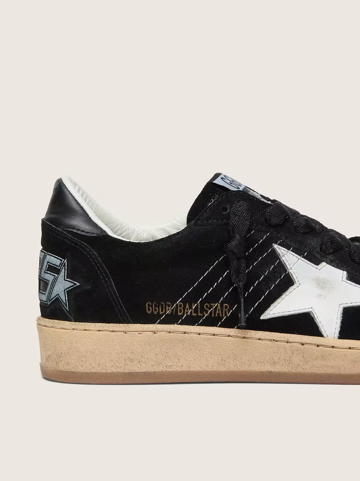 Women’s Ball Star in black suede with white leather star — изображение 4