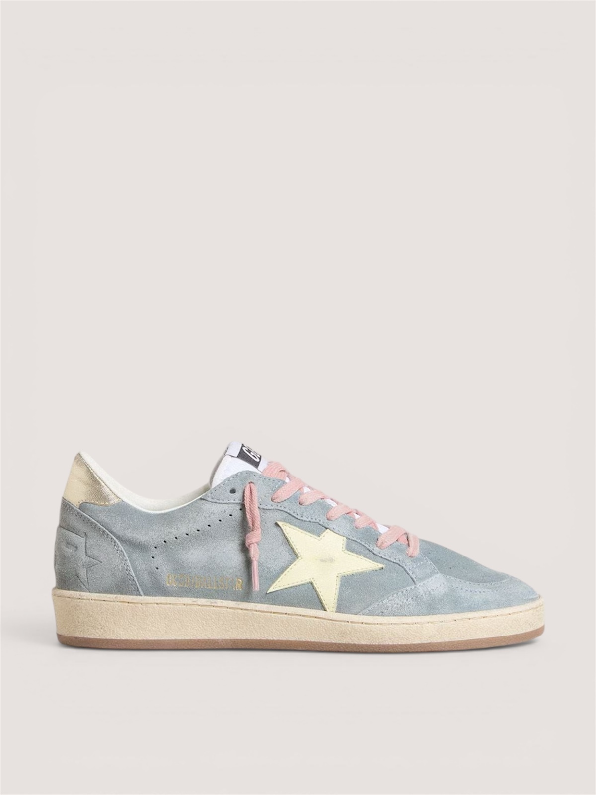 Women's Ball Star in powder-blue suede with cream-colored leather star — изображение 3