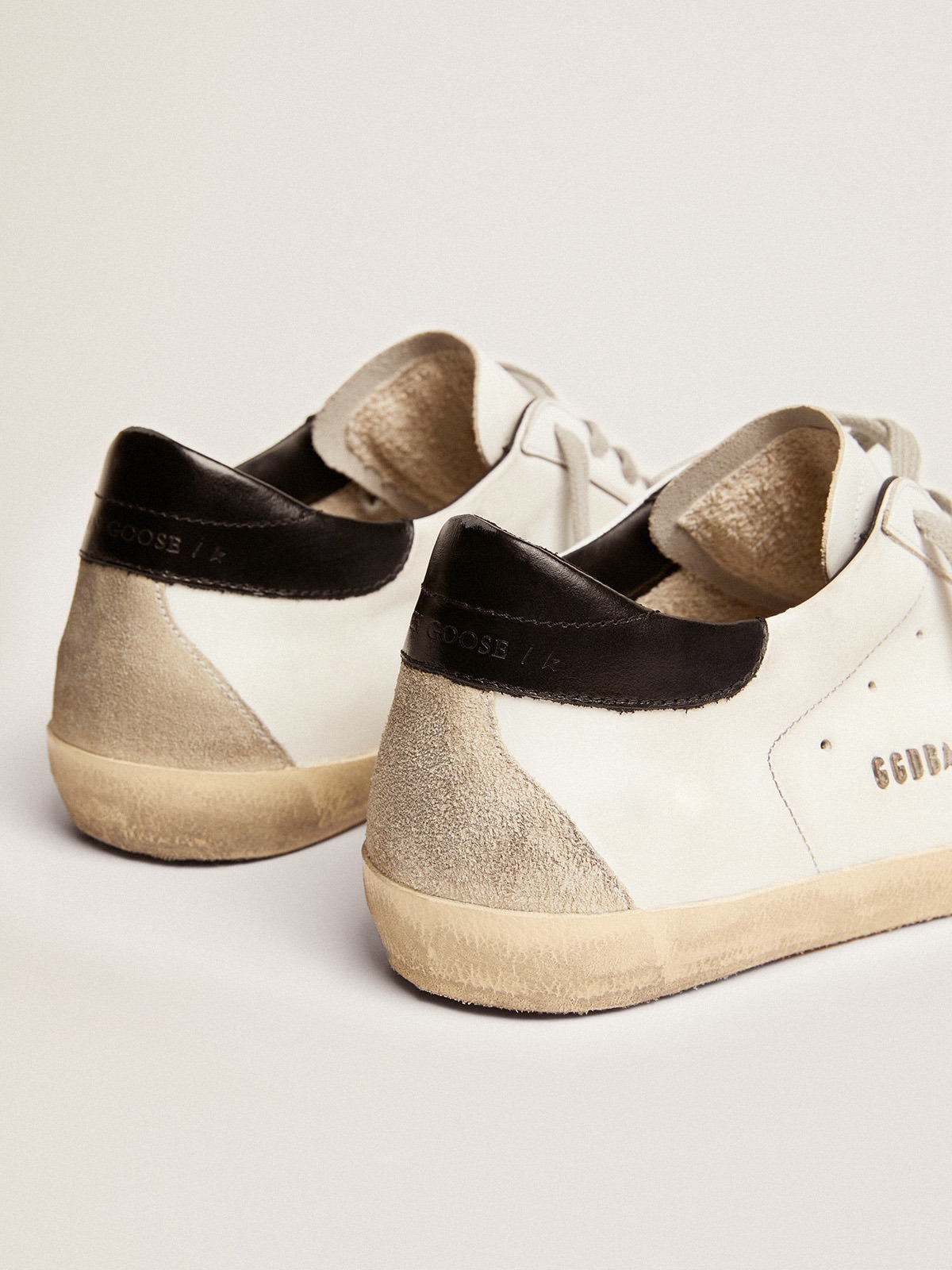 Men's Super Star with black heel tab and metal stud lettering — изображение 4