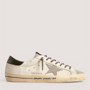 Men's Super Star LTD with croc-print star and green heel tab
